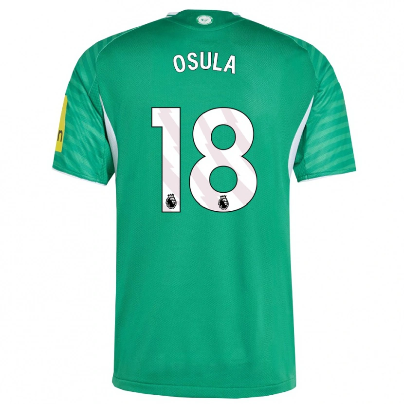 Danxen Dames William Osula #18 Groen Wit Uitshirt Uittenue 2025/26 T-Shirt