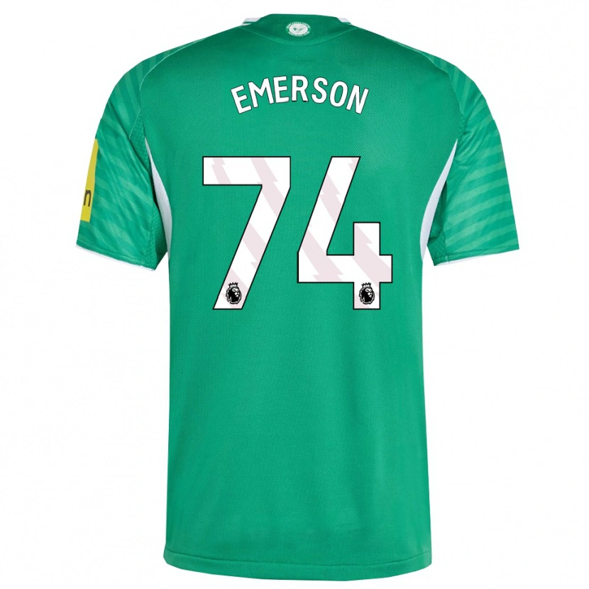 Danxen Dames Johnny Emerson #74 Groen Wit Uitshirt Uittenue 2025/26 T-Shirt