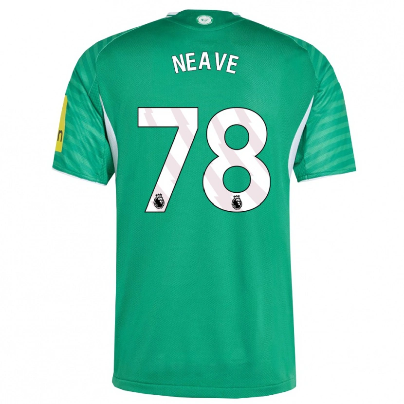 Danxen Dames Sean Neave #78 Groen Wit Uitshirt Uittenue 2025/26 T-Shirt