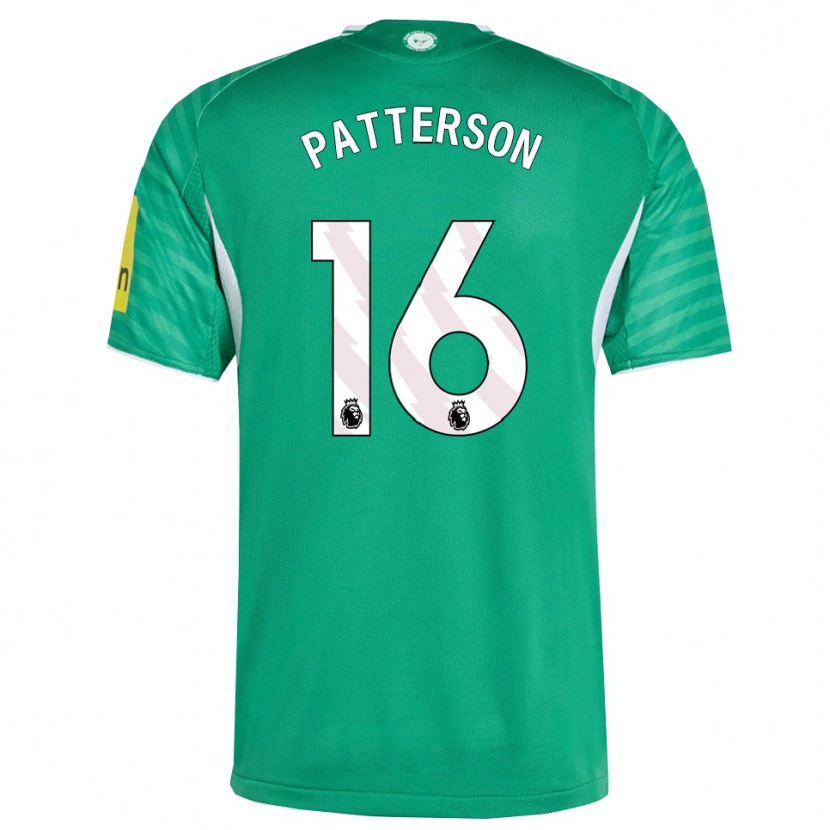 Danxen Dames Jack Patterson #16 Groen Wit Uitshirt Uittenue 2025/26 T-Shirt