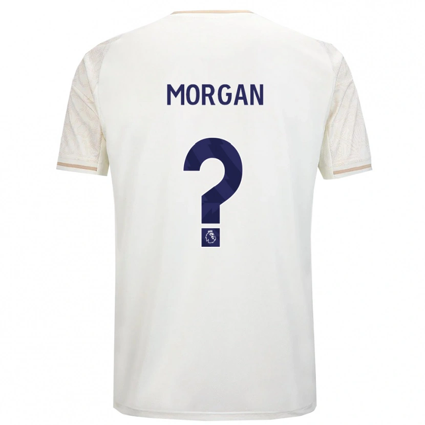 Danxen Dames Elijah Morgan #0 Gebroken Wit Zwart Uitshirt Uittenue 2025/26 T-Shirt
