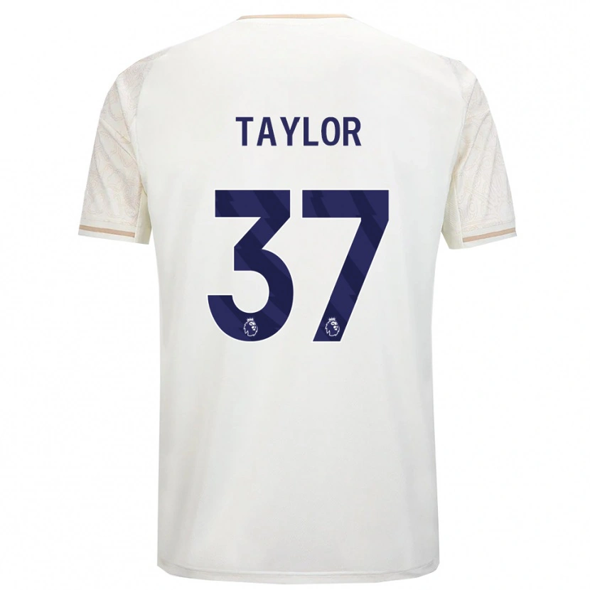 Danxen Dames Dale Taylor #37 Gebroken Wit Zwart Uitshirt Uittenue 2025/26 T-Shirt
