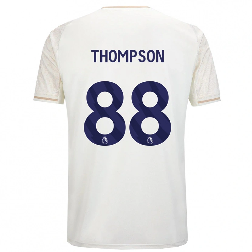 Danxen Dames Will Thompson #88 Gebroken Wit Zwart Uitshirt Uittenue 2025/26 T-Shirt