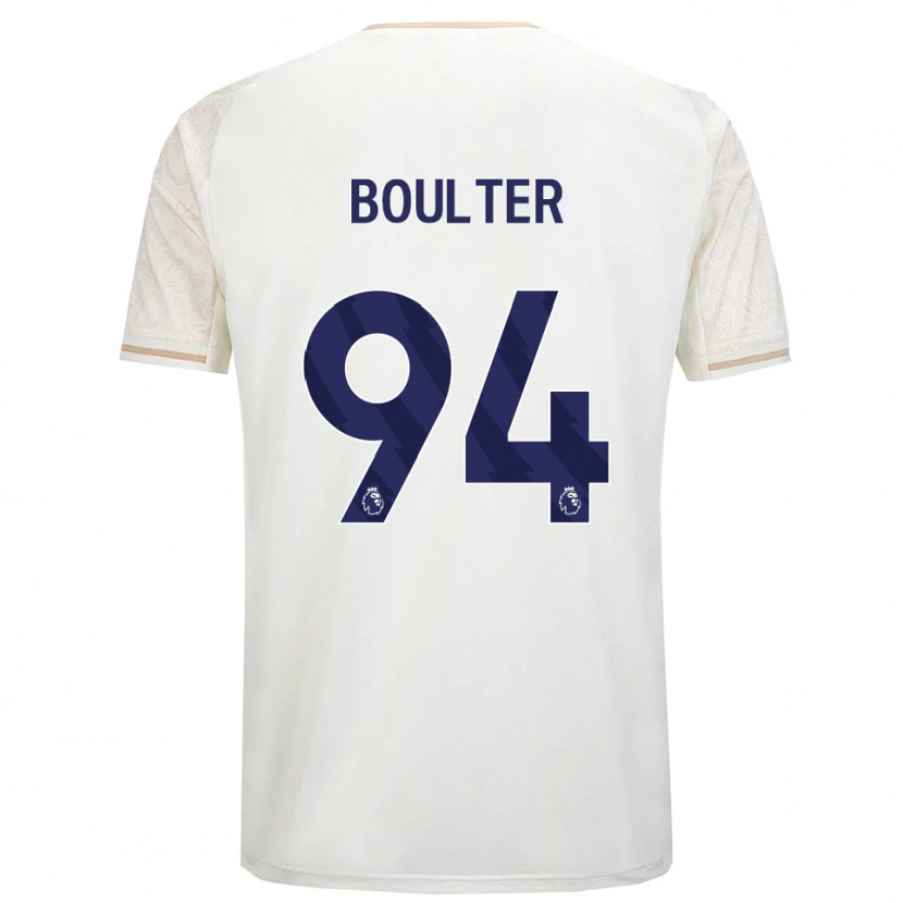 Danxen Dames Evan Boulter #94 Gebroken Wit Zwart Uitshirt Uittenue 2025/26 T-Shirt