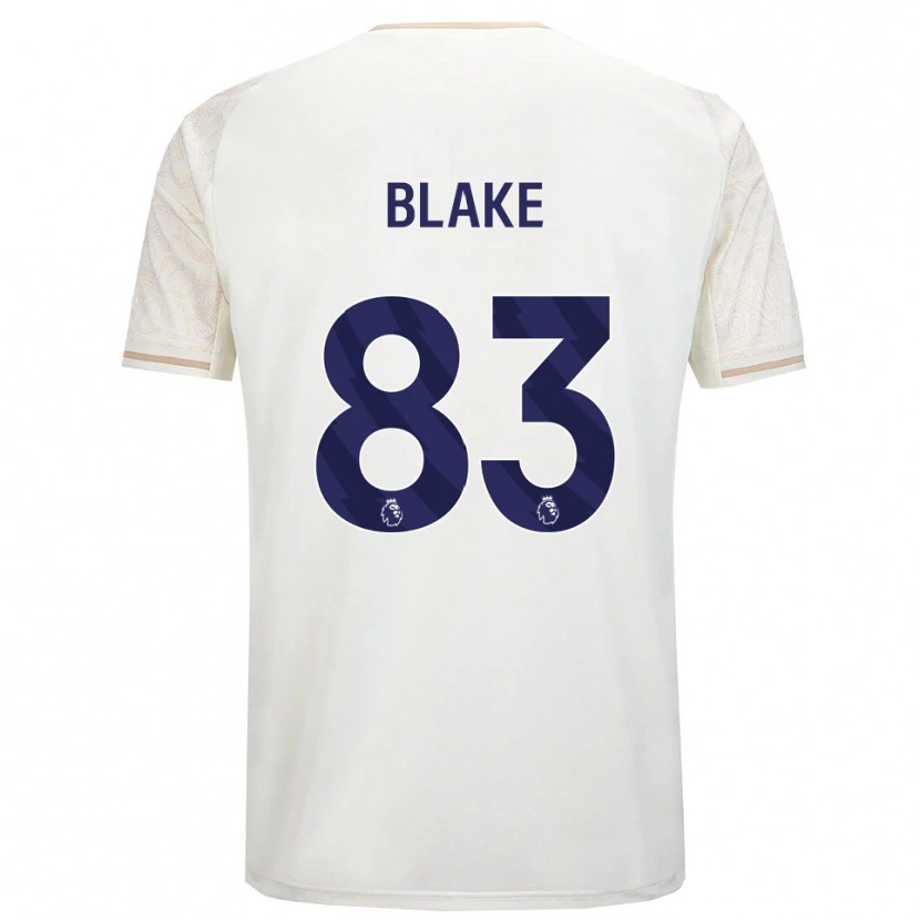 Danxen Dames Zyan Blake #83 Gebroken Wit Zwart Uitshirt Uittenue 2025/26 T-Shirt
