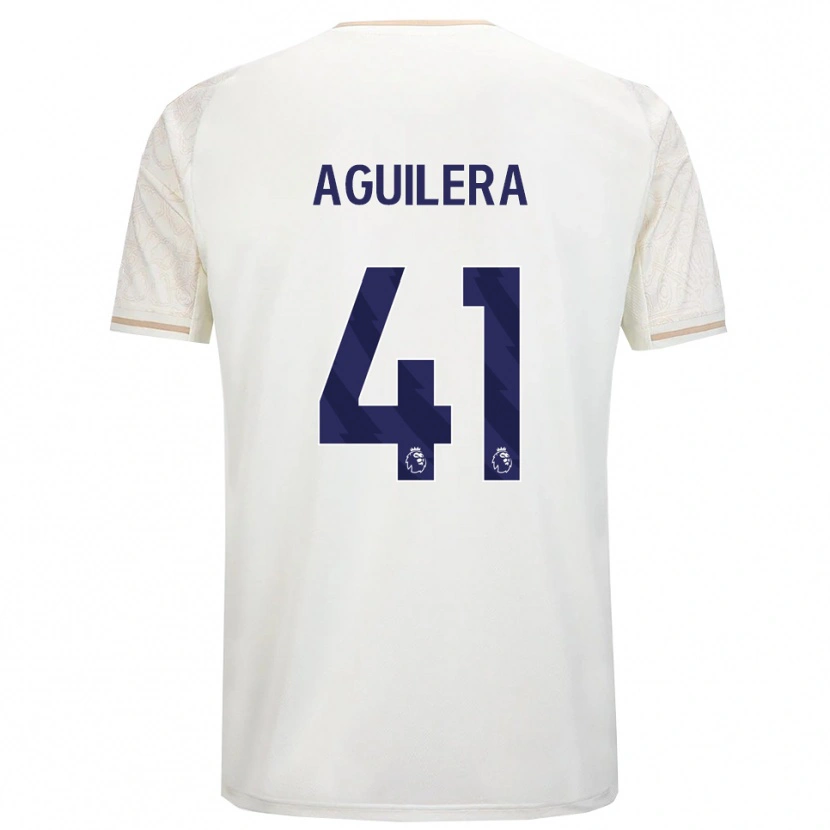 Danxen Dames Brandon Aguilera #41 Gebroken Wit Zwart Uitshirt Uittenue 2025/26 T-Shirt
