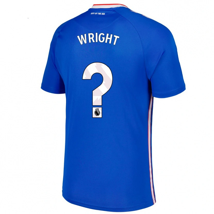 Danxen Dames Ryan Wright #0 Blauw Wit Uitshirt Uittenue 2025/26 T-Shirt