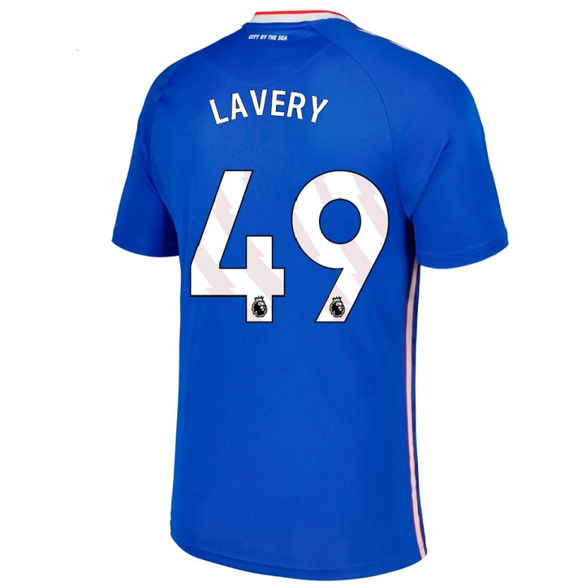Danxen Dames Tom Lavery #49 Blauw Wit Uitshirt Uittenue 2025/26 T-Shirt