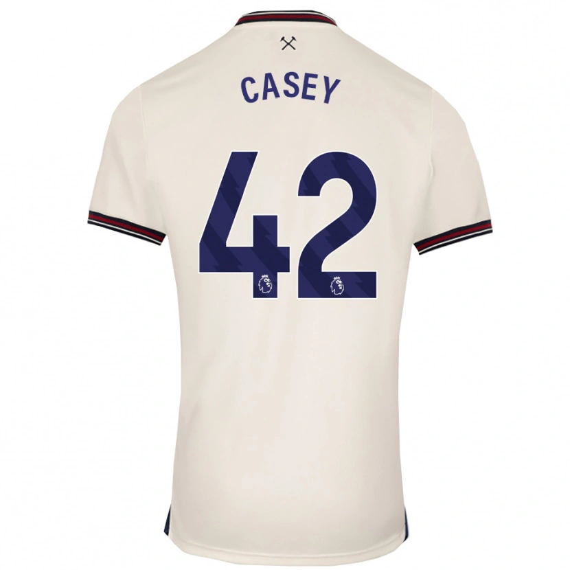 Danxen Dames Kaelan Casey #42 Gebroken Wit Uitshirt Uittenue 2025/26 T-Shirt