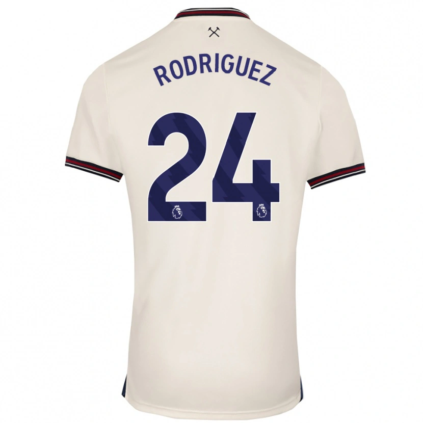 Danxen Dames Guido Rodríguez #24 Gebroken Wit Uitshirt Uittenue 2025/26 T-Shirt