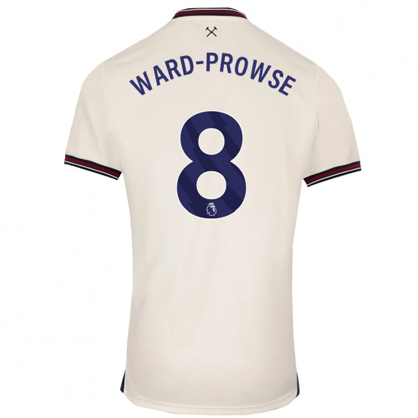 Danxen Dames James Ward-Prowse #8 Gebroken Wit Uitshirt Uittenue 2025/26 T-Shirt