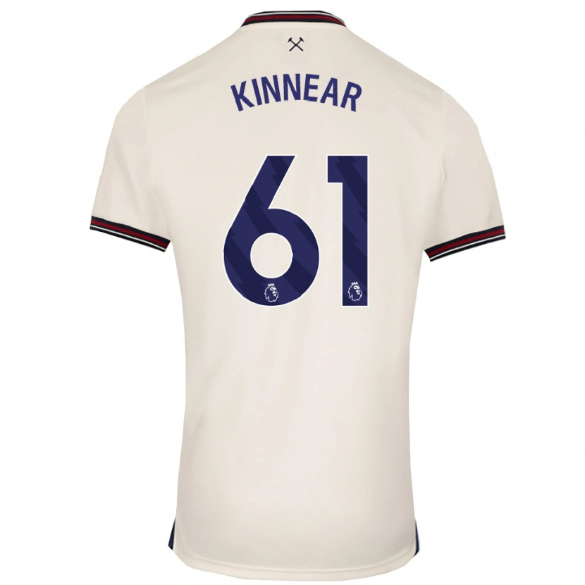 Danxen Dames Brian Kinnear #61 Gebroken Wit Uitshirt Uittenue 2025/26 T-Shirt