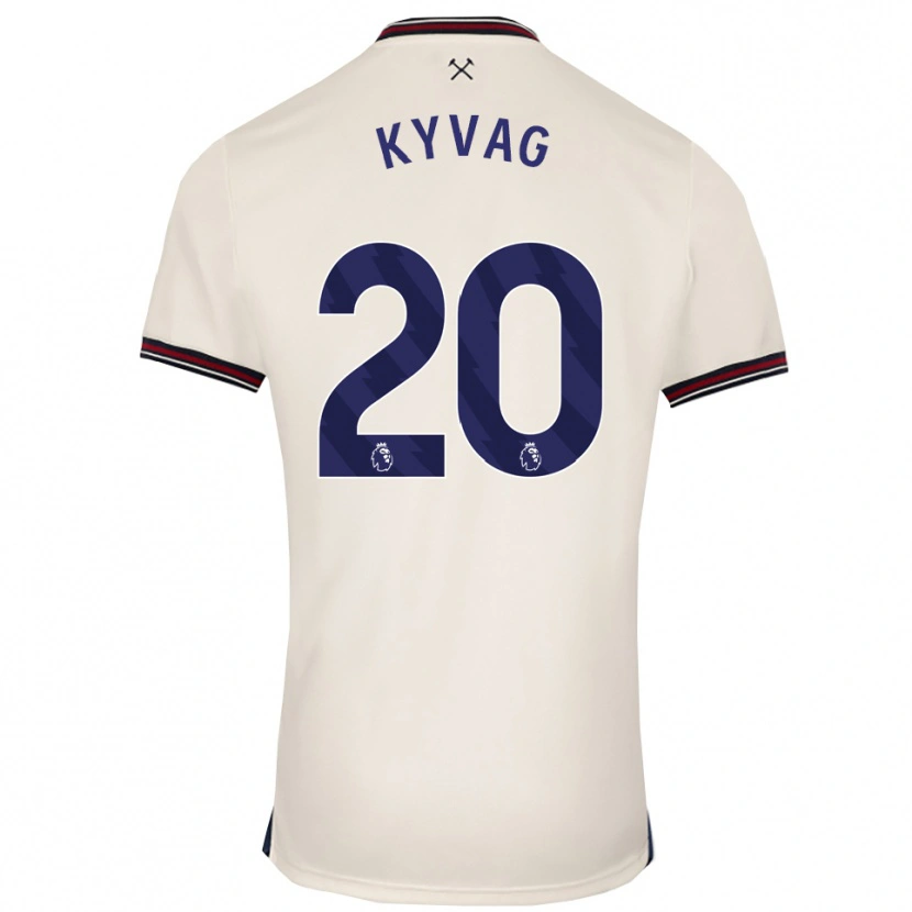 Danxen Dames Thea Kyvag #20 Gebroken Wit Uitshirt Uittenue 2025/26 T-Shirt