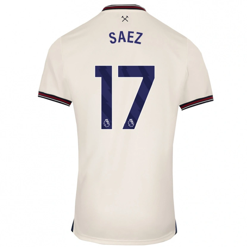 Danxen Dames Camila Sáez #17 Gebroken Wit Uitshirt Uittenue 2025/26 T-Shirt