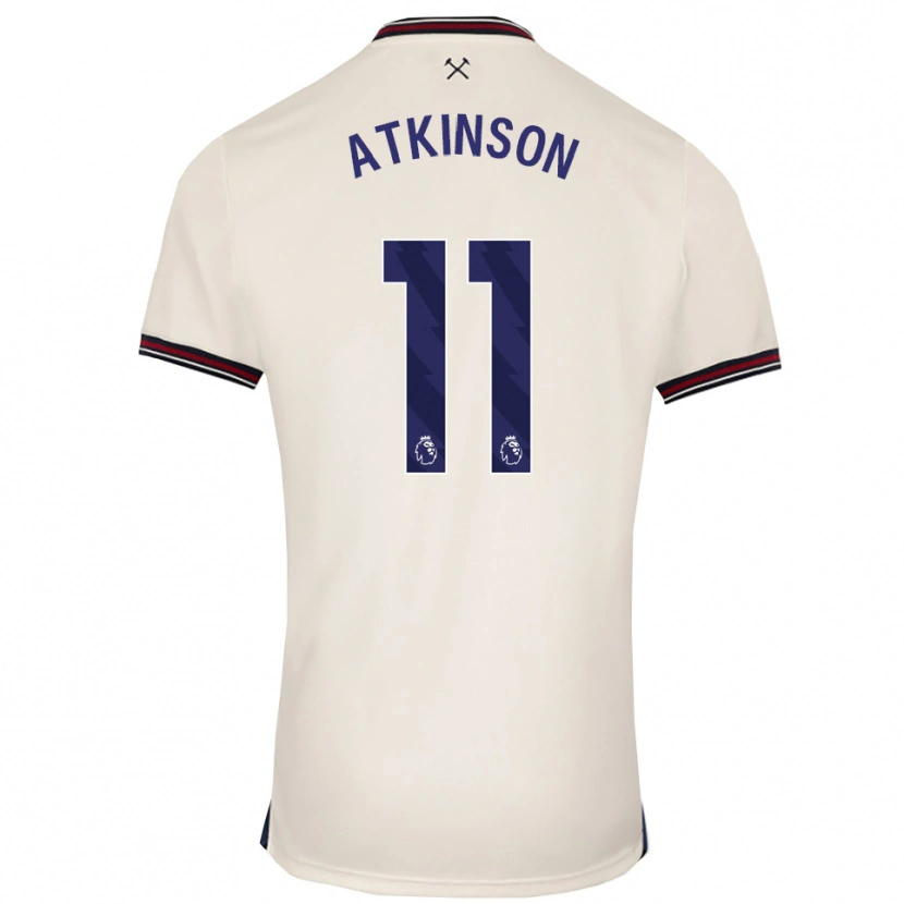Danxen Dames Izzy Atkinson #11 Gebroken Wit Uitshirt Uittenue 2025/26 T-Shirt