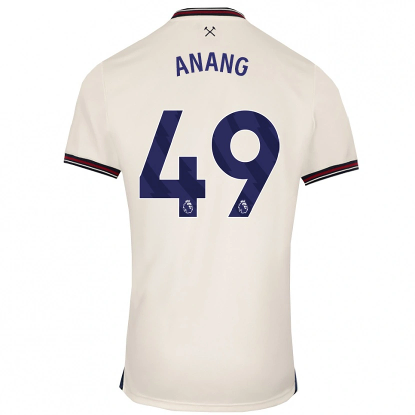 Danxen Dames Joseph Anang #49 Gebroken Wit Uitshirt Uittenue 2025/26 T-Shirt
