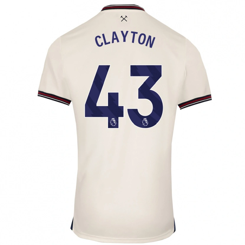 Danxen Dames Regan Clayton #43 Gebroken Wit Uitshirt Uittenue 2025/26 T-Shirt