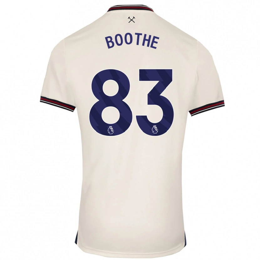 Danxen Dames Sebastian Boothe #83 Gebroken Wit Uitshirt Uittenue 2025/26 T-Shirt