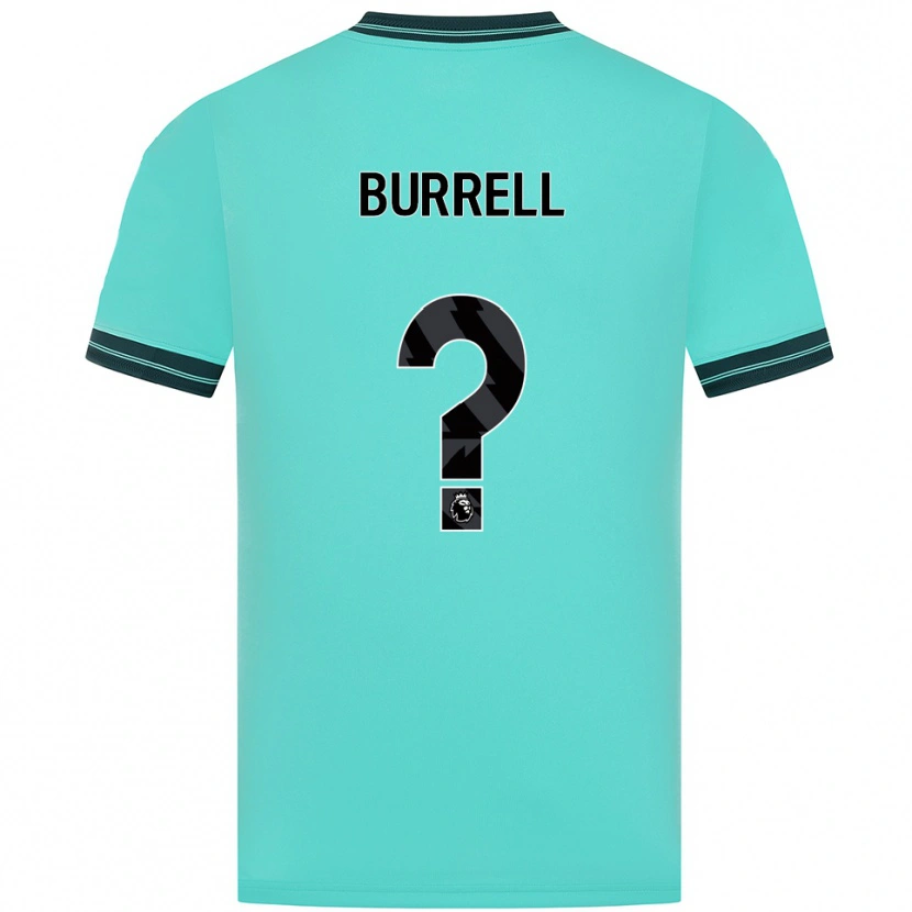 Danxen Dames Ackeme Francis Burrell #0 Hemelsblauw Groen Uitshirt Uittenue 2025/26 T-Shirt