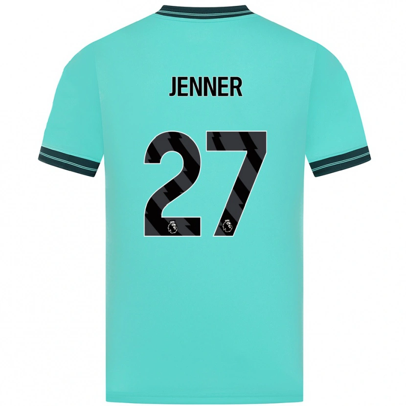 Danxen Dames Abbi Jenner #27 Hemelsblauw Groen Uitshirt Uittenue 2025/26 T-Shirt