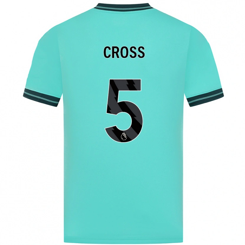Danxen Dames Emma Cross #5 Hemelsblauw Groen Uitshirt Uittenue 2025/26 T-Shirt