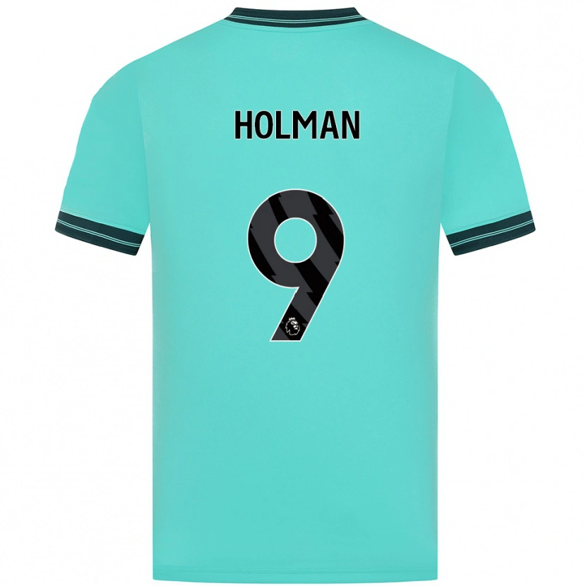 Danxen Dames Fletcher Holman #9 Hemelsblauw Groen Uitshirt Uittenue 2025/26 T-Shirt