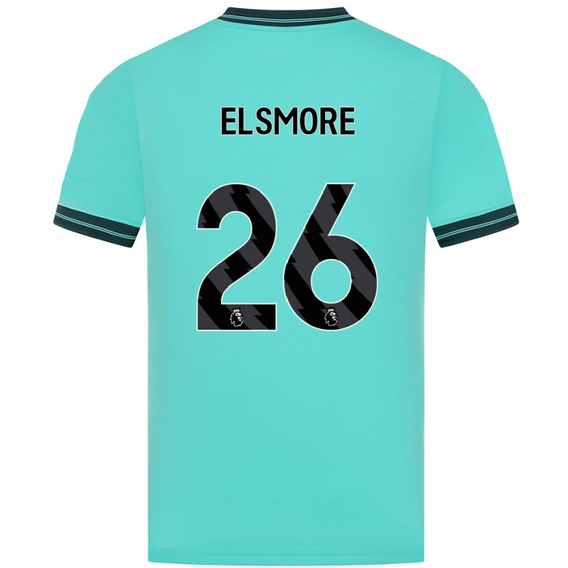 Danxen Dames Ria Elsmore #26 Hemelsblauw Groen Uitshirt Uittenue 2025/26 T-Shirt