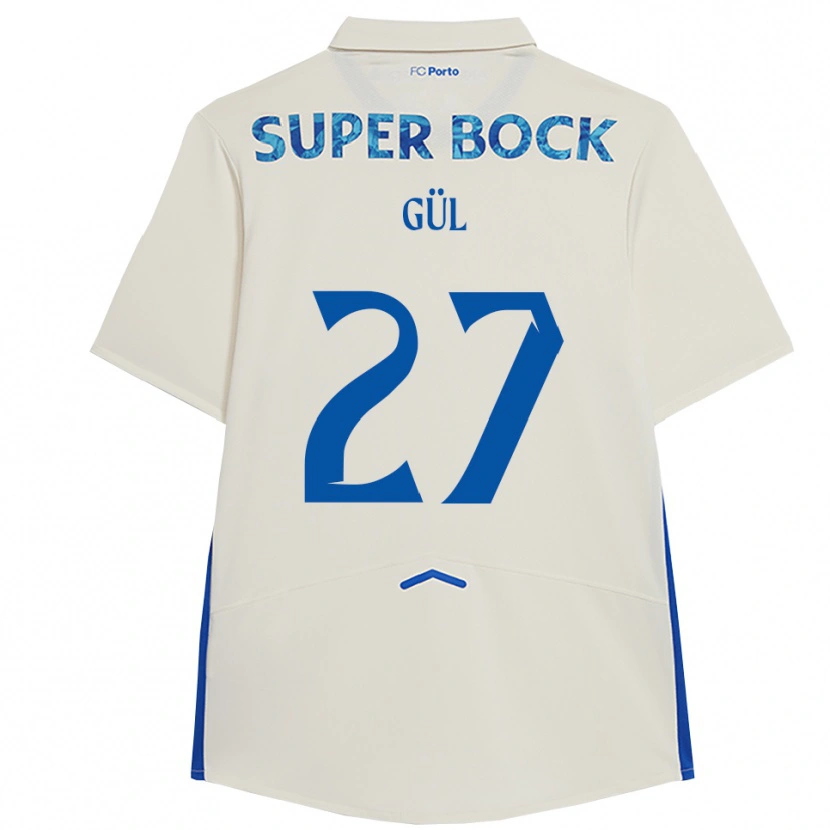 Danxen Dames Deniz Gül #27 Wit Blauw Thuisshirt Derde Tenue 2025/26 T-Shirt
