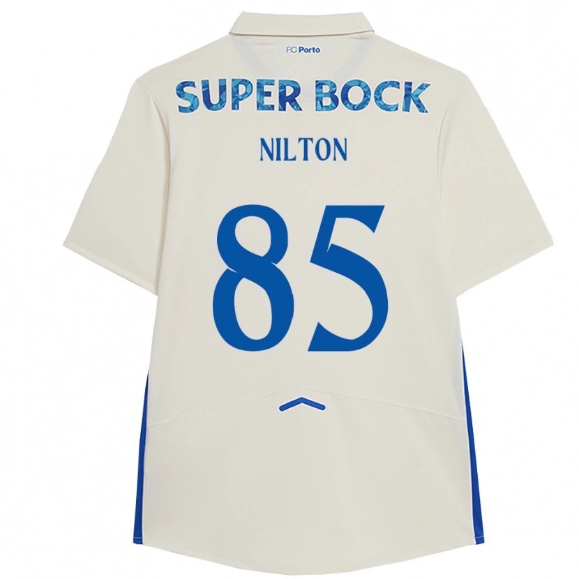 Danxen Dames Nilton #85 Wit Blauw Thuisshirt Derde Tenue 2025/26 T-Shirt