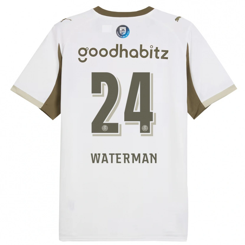 Danxen Dames Boy Waterman #24 Wit Grijs Thuisshirt Derde Tenue 2025/26 T-Shirt