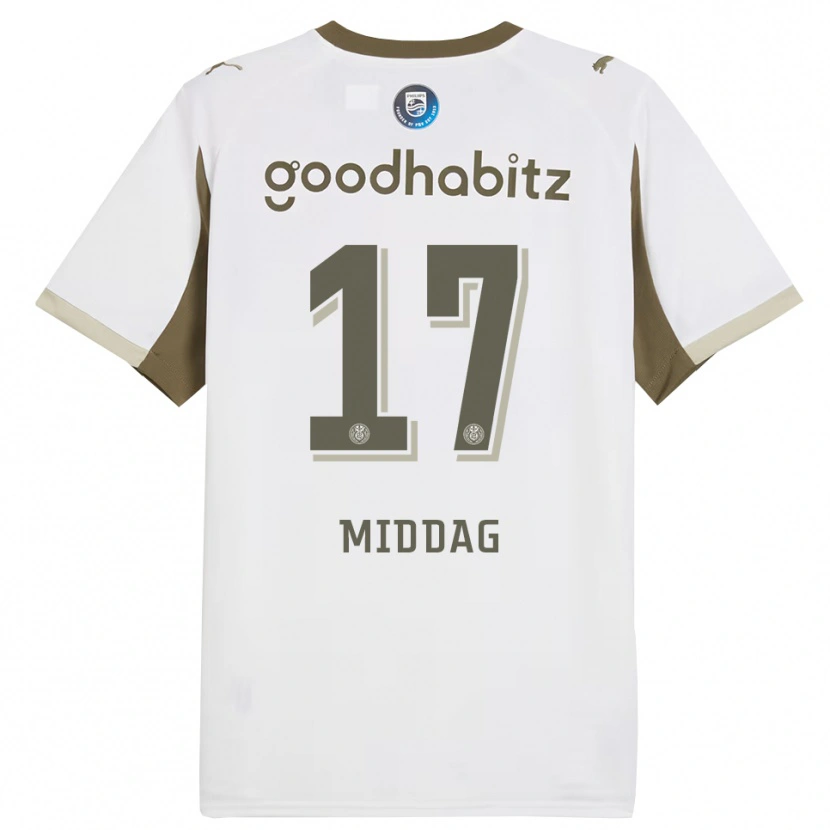 Danxen Dames Isai Middag #17 Wit Grijs Thuisshirt Derde Tenue 2025/26 T-Shirt