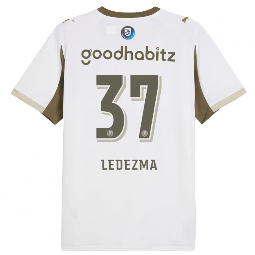 Danxen Dames Richard Ledezma #37 Wit Grijs Thuisshirt Derde Tenue 2025/26 T-Shirt