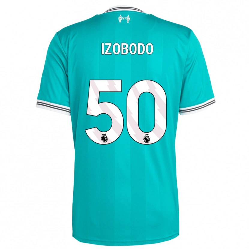 Danxen Dames Elijah Izobodo John #50 Groen Wit Thuisshirt Derde Tenue 2025/26 T-Shirt