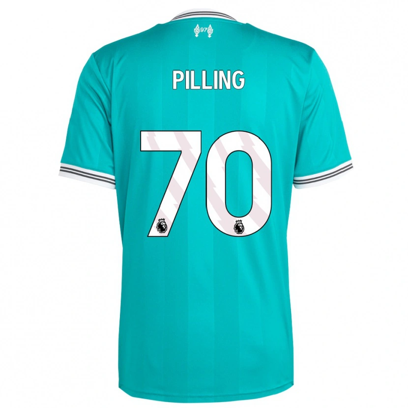 Danxen Dames Tommy Pilling #70 Groen Wit Thuisshirt Derde Tenue 2025/26 T-Shirt