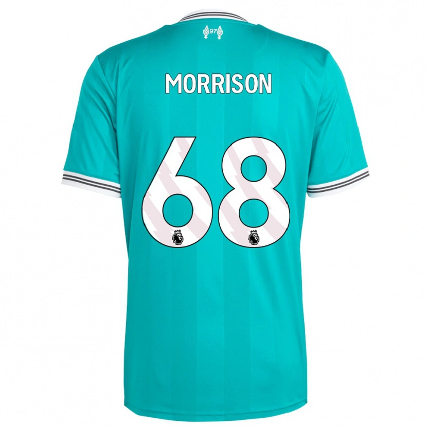 Danxen Dames Kieran Morrison #68 Groen Wit Thuisshirt Derde Tenue 2025/26 T-Shirt