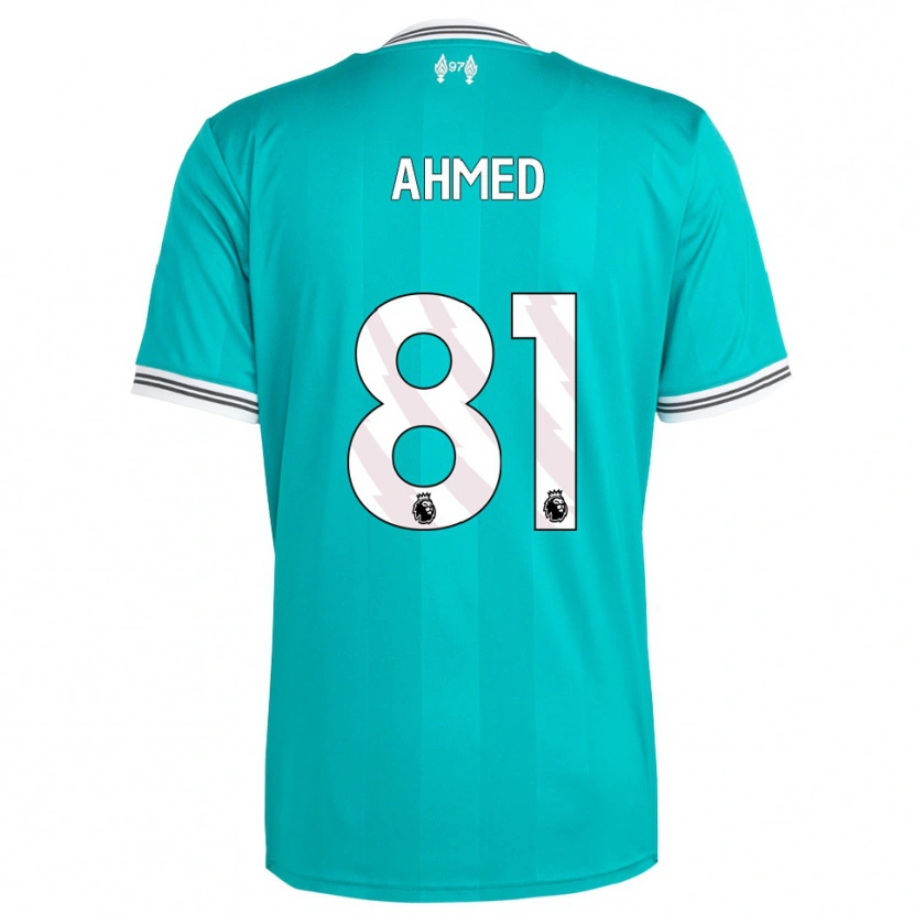 Danxen Dames Kareem Ahmed #81 Groen Wit Thuisshirt Derde Tenue 2025/26 T-Shirt