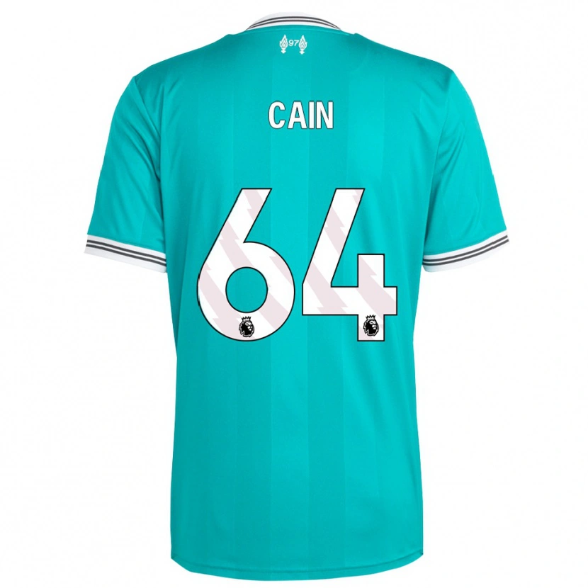 Danxen Dames Jake Cain #64 Groen Wit Thuisshirt Derde Tenue 2025/26 T-Shirt