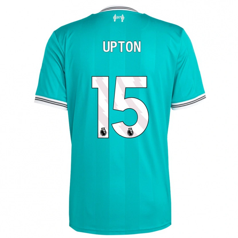 Danxen Dames Joe Upton #15 Groen Wit Thuisshirt Derde Tenue 2025/26 T-Shirt