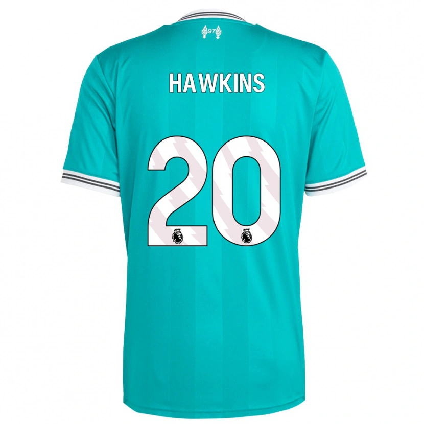 Danxen Dames Max Hawkins #20 Groen Wit Thuisshirt Derde Tenue 2025/26 T-Shirt