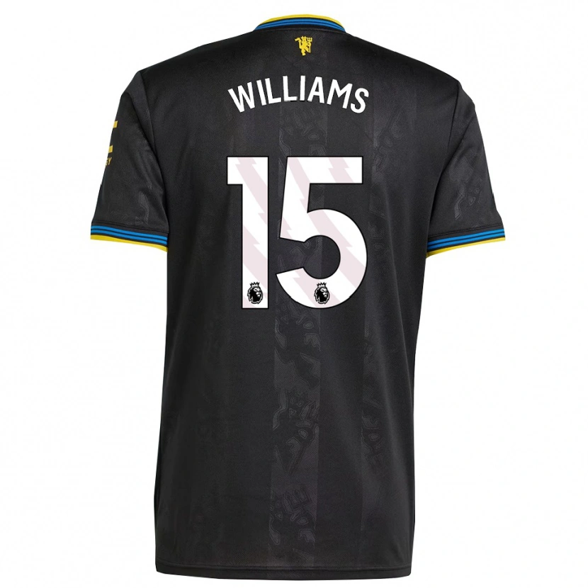 Danxen Dames Joe Williams #15 Zwart Geel Blauw Thuisshirt Derde Tenue 2025/26 T-Shirt