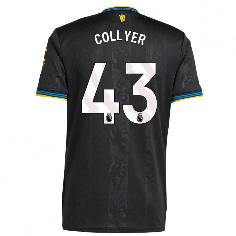 Danxen Dames Toby Collyer #43 Zwart Geel Blauw Thuisshirt Derde Tenue 2025/26 T-Shirt