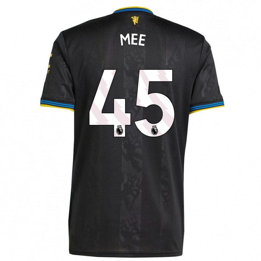 Danxen Dames Dermot Mee #45 Zwart Geel Blauw Thuisshirt Derde Tenue 2025/26 T-Shirt