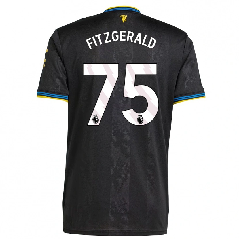 Danxen Dames Jayce Fitzgerald #75 Zwart Geel Blauw Thuisshirt Derde Tenue 2025/26 T-Shirt