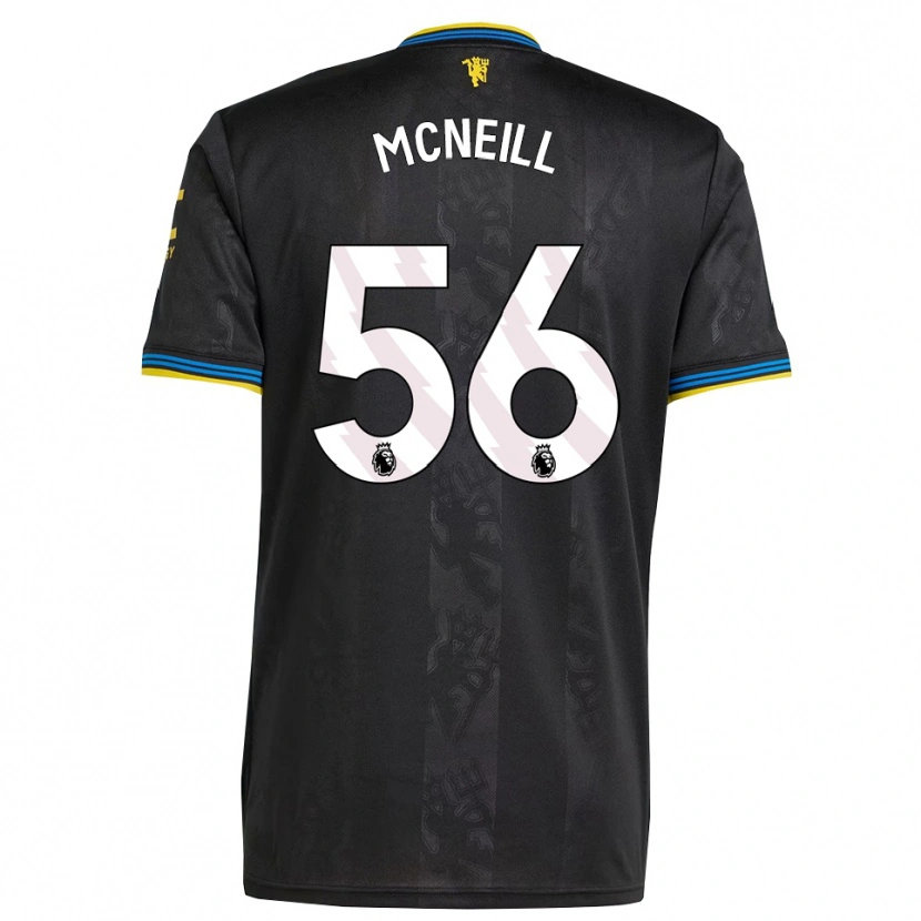 Danxen Dames Charlie Mcneill #56 Zwart Geel Blauw Thuisshirt Derde Tenue 2025/26 T-Shirt