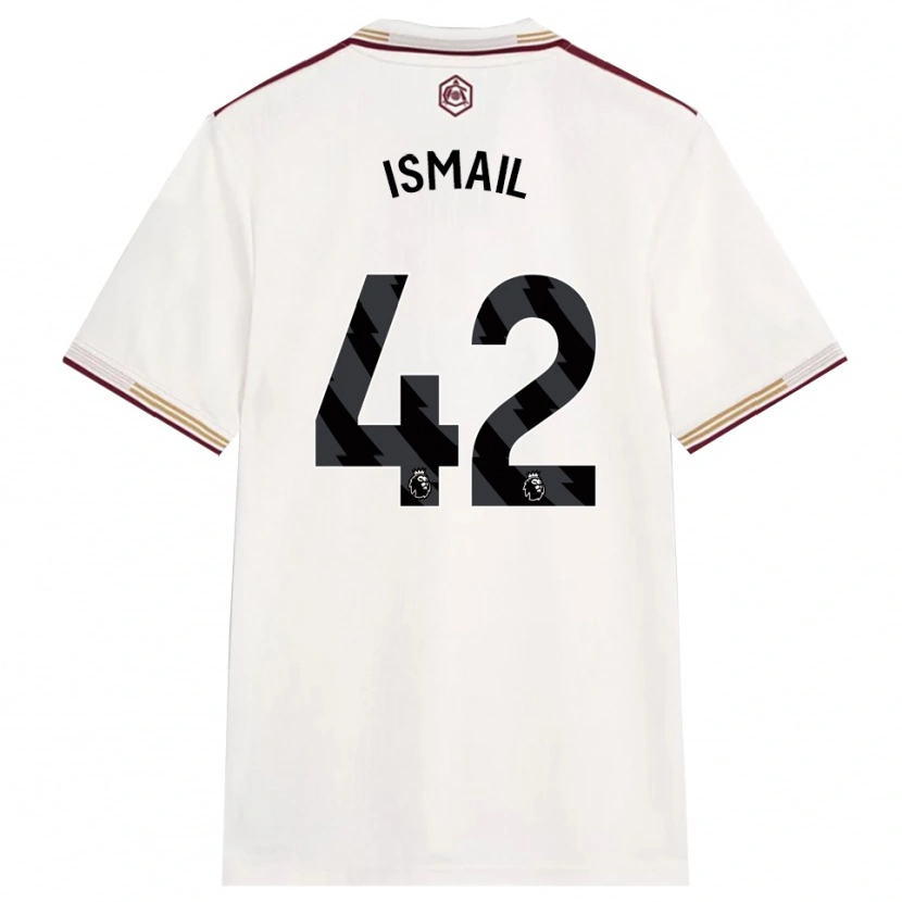 Danxen Dames Cam'ron Ismail #42 Gebroken Wit Bourgondisch Thuisshirt Derde Tenue 2025/26 T-Shirt
