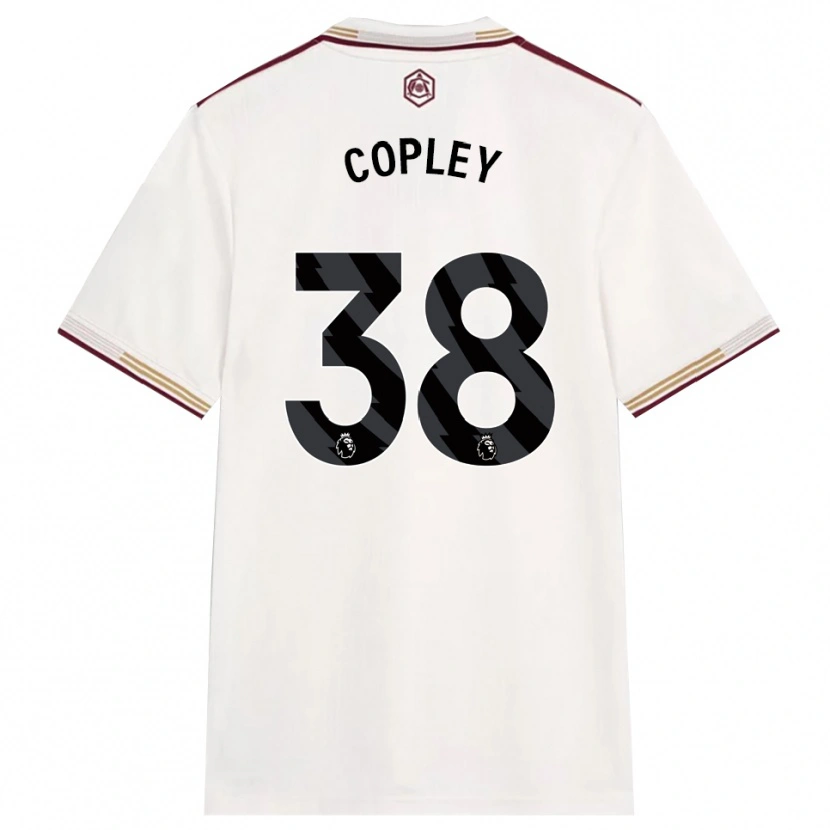 Danxen Dames Louie Copley #38 Gebroken Wit Bourgondisch Thuisshirt Derde Tenue 2025/26 T-Shirt