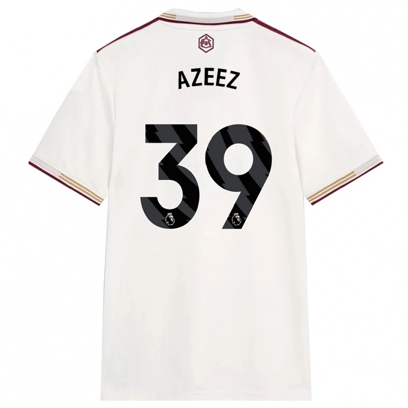 Danxen Dames Miguel Azeez #39 Gebroken Wit Bourgondisch Thuisshirt Derde Tenue 2025/26 T-Shirt