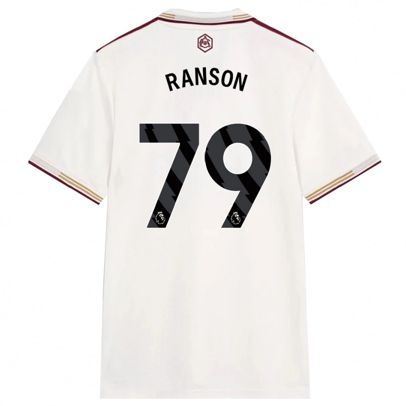 Danxen Dames Khari Ranson #79 Gebroken Wit Bourgondisch Thuisshirt Derde Tenue 2025/26 T-Shirt