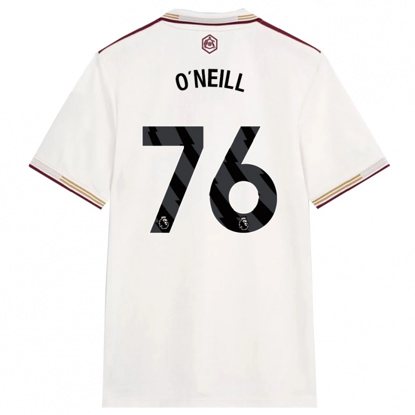 Danxen Dames Ceadach O'neill #76 Gebroken Wit Bourgondisch Thuisshirt Derde Tenue 2025/26 T-Shirt