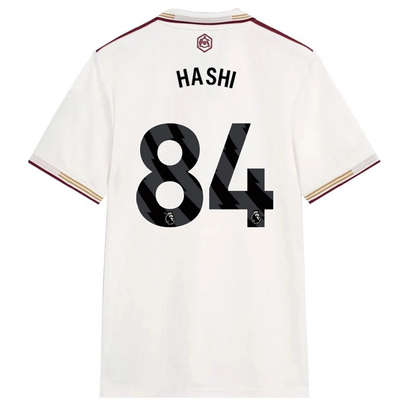 Danxen Dames Maalik Hashi #84 Gebroken Wit Bourgondisch Thuisshirt Derde Tenue 2025/26 T-Shirt